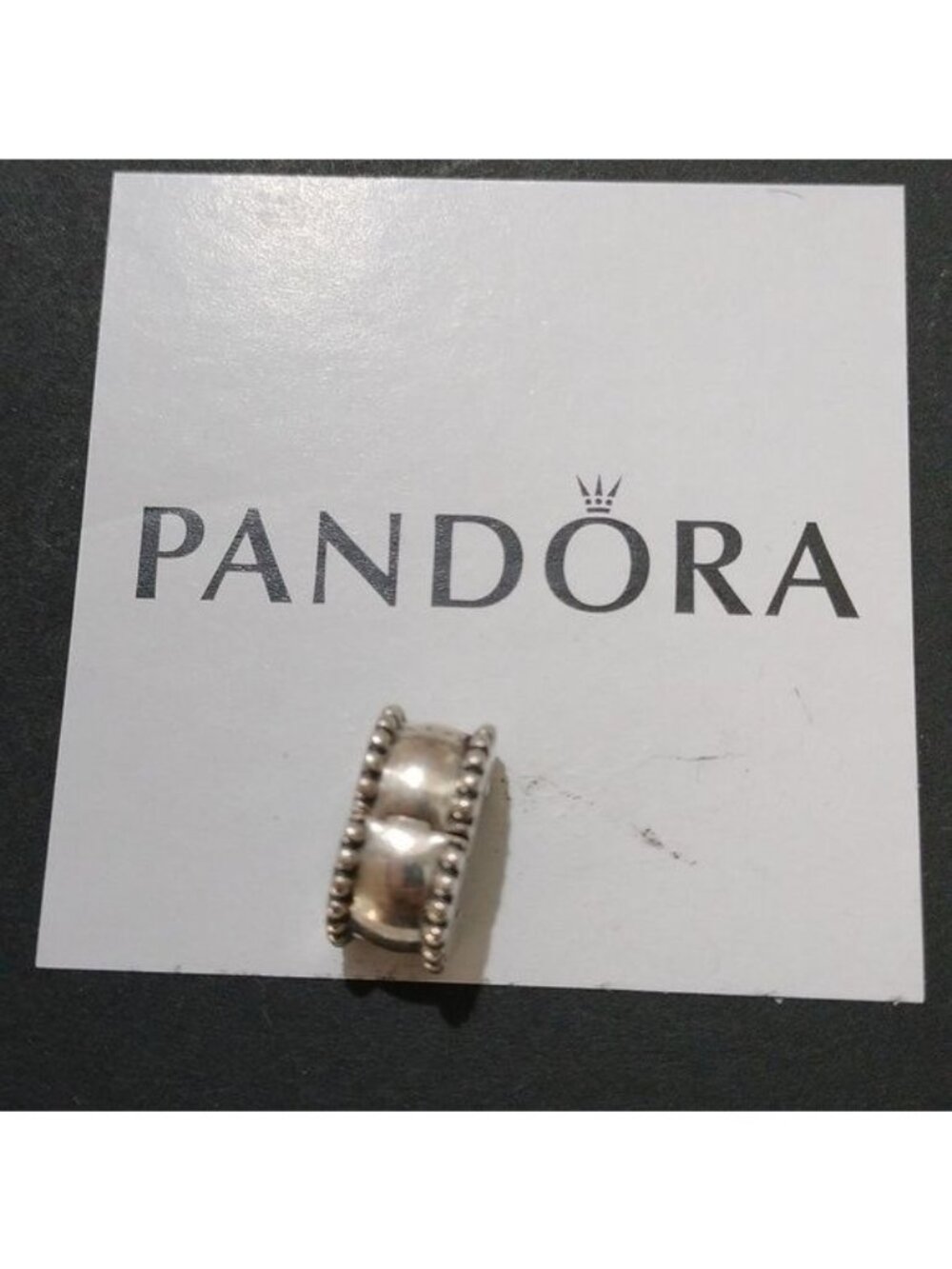 Pandora Sterling Silver Beveled Clip Charm  790267